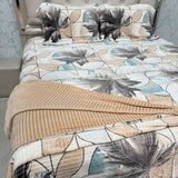 PREMIUM QUALITY KING SIZE 4 PCS DUVET COVER SET (QUILT COVER SET) WITH ANTI SKID BEDHSEET