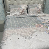 SUMMER DIGITAL PRINT 4 PCS COMFORTER SET