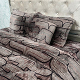 WINTER SUPER KING SIZE HEAVY QUILT SET IN VELVET