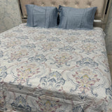 SUMMER SUPER KING SIZE ( JUMBO SIZE ) FLAT MUSLIN PURE COTTON BEDHSEET SET