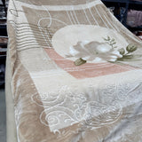 PREMIUM THREE PLY QUEEN SIZE BLANKET – SUPER SOFT, THICK & REVERSIBLE | 5KG HEAVY WARM BLANKET