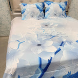 SUMMER SUPER KING SIZE 7 D FLAT BEDSHEET SET