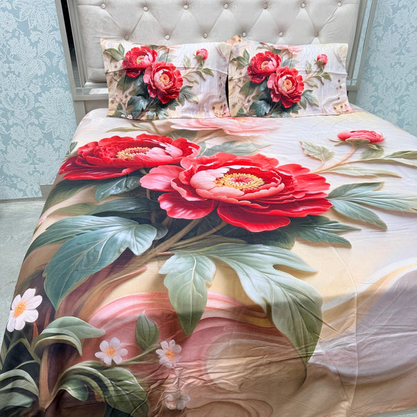 PREMIUM SOFT COTTON SUPER KING SIZE HEAVY BEDSHEET SET – 11D COLLECTION