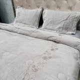LUXURY HOTEL STYLE QUILT SET WITH EMBROIDERY SUPER KING SIZE BEDDING 👑✨