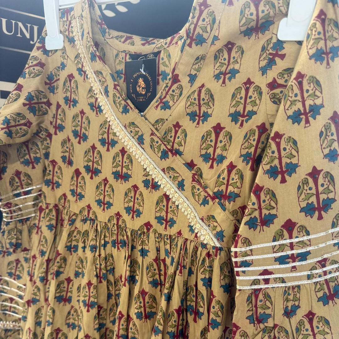 GIRLS SHARARA SUIT IN COTTON