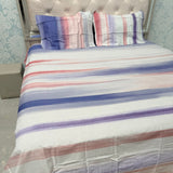 BRANDED PREMIUM PURE COTTON FLAT KING SIZE BEDSHEET SET