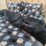 WINTER KING AND QUEEN SIZE QUILT SET IN 4 PCS