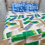 SUMMER MONTE CARLO SUPER KING SIZE PURE COTTON BEDSHEET SET