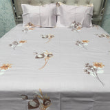 SUMMER QUEEN SIZE PURE COTTON FLAT BEDSHEET SET