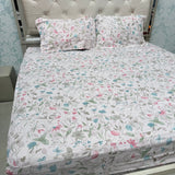 PURE COTTON QUEEN TO KING FITTED SHEET SET – SOFT & BREATHABLE