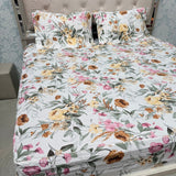 PURE COTTON QUEEN TO KING FITTED SHEET SET – SOFT & BREATHABLE