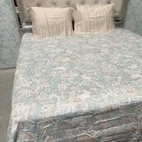 SUMMER SUPER KING SIZE (JUMBO SIZE ) FLAT MUSLIN PURE COTTON BEDSHEET SET