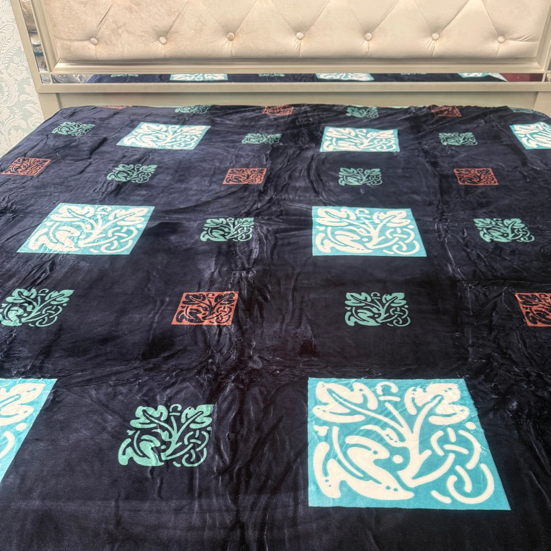 WINTER SINGLE KING SIZE REVERSIBLE QUILT COVER