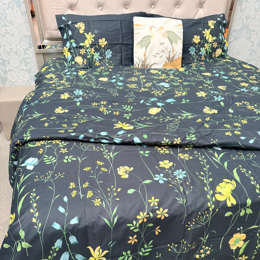 SUMMER BRANDED PURE COTTON KING SIZE COMFORTER SET