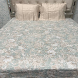 SUMMER SUPER KING SIZE (JUMBO SIZE ) FLAT MUSLIN PURE COTTON BEDSHEET SET