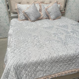 ROYAL DESINER BEDCOVER SET IN 5 PCS IN VELVET