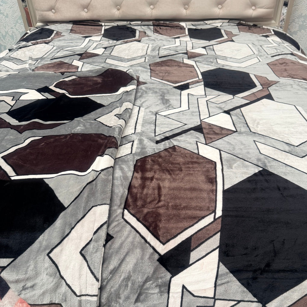 LUXURY KING SIZE QUILT COVER – SOFT WARM CONTRAST BEDDING COVER | PREMIUM MODERN DESIGN