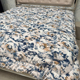 ELEGANT REVERSIBLE QUILT FOR SUPER KING BED