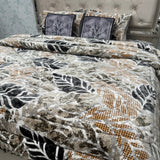 WINTER 6 PCS KING SIZE QUILT SET IN VELVET