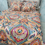 SUMMER JAIPURI STYLE 5 PCS KING SIZE BEDCOVER SET