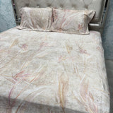 WINTER DIGITAL PRINT 3 PCS KING SIZE ANTI SKID FLAT BEDHSEET