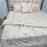 BRANDED PREMIUM 5-PIECE 100% COTTON COMFORTER SET WITH MATCHING CUSHION – SUMMER COLLECTION