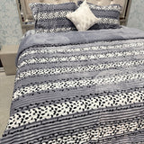 5- PIECE PREMIUM VELVET QUILT SET –  KING SIZE TO QUEEN SIZE LUXURY BEDDING