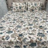 SUMMER PURE COTTON JAIPURI PRINT FLAT BEDSHEET SET