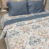 SUMMER SUPER KING SIZE PURE COTTON REVERSIBLE 4 PCS COMFORTER SET