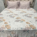 SUMMER SUPER KING SIZE ( JUMBO SIZE) FLAT MUSLIN PURE COTTON BEDSHEET SET