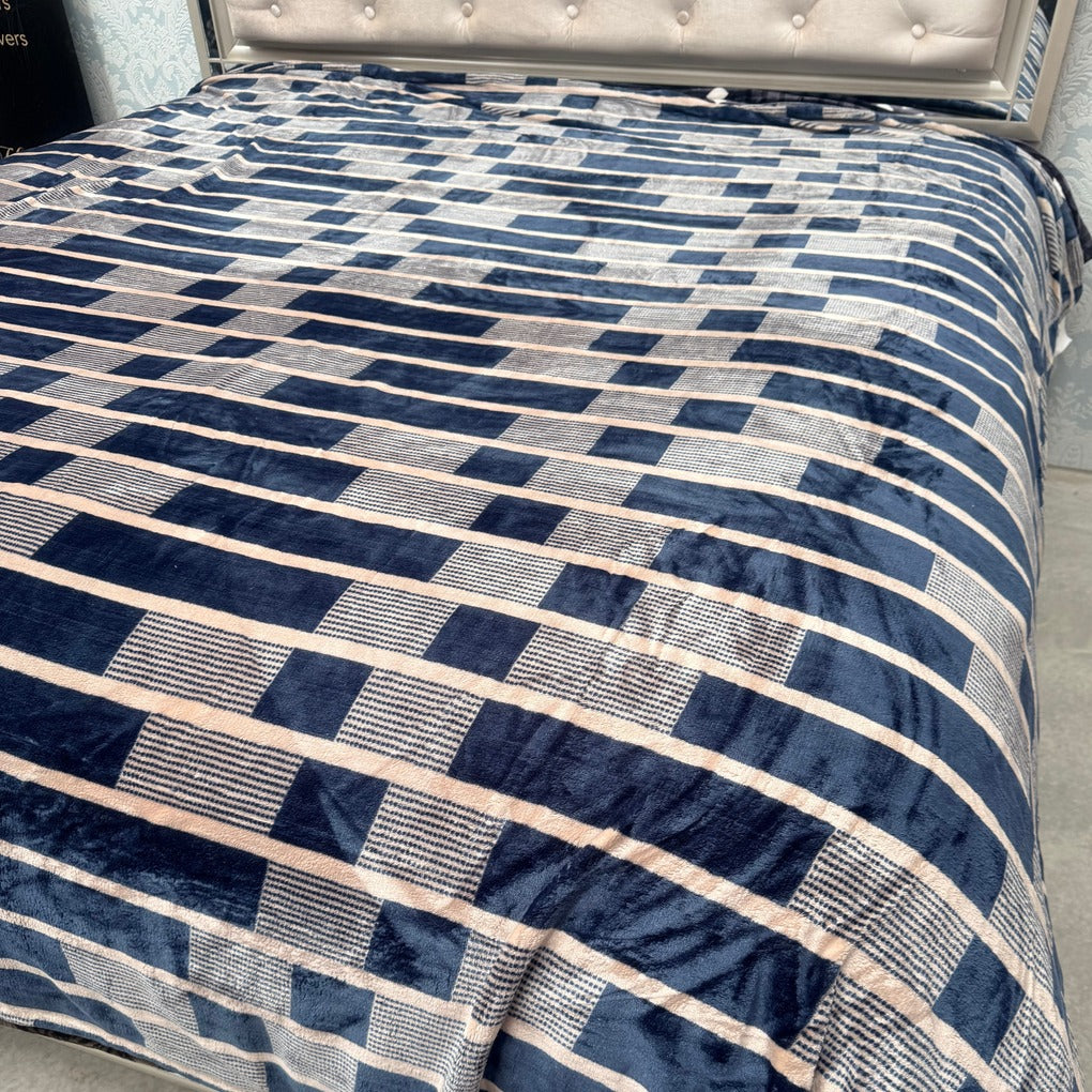 LUXURY KING SIZE QUILT COVER – SOFT WARM CONTRAST BEDDING COVER | PREMIUM MODERN DESIGN