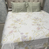 SUMMER SUPER KING SIZE ( JUMBO SIZE ) FLAT MUSLIN PURE COTTON BEDHSEET SET