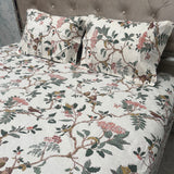 SUMMER PURE COTTON SUPER KING SIZE FLAT JAIPURI  PRINT BEDSHEET SET