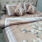 ROSEPETEL DIGITAL FLORAL PRINT QUILT SET | SUPER WARM & SOFT | QUEEN/KING
