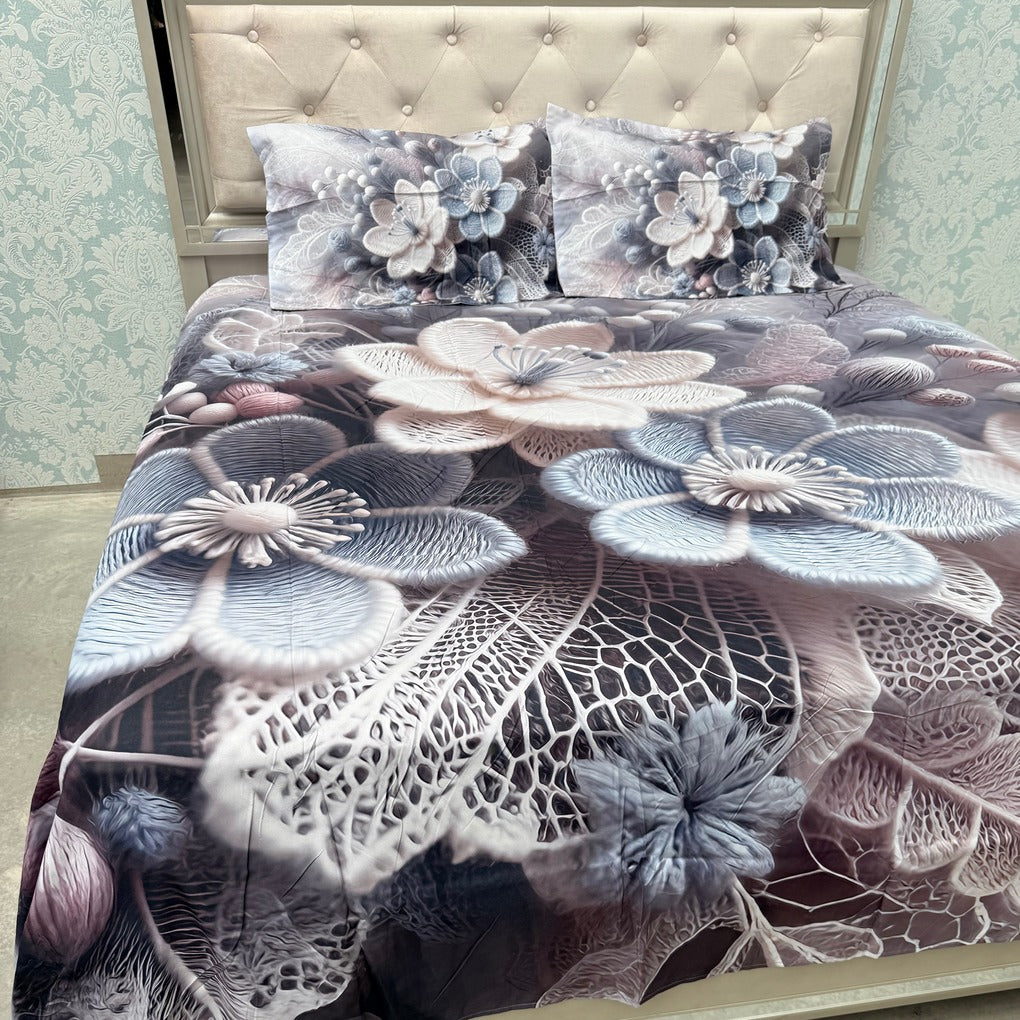 PREMIUM SOFT COTTON SUPER KING SIZE HEAVY BEDSHEET SET – 11D COLLECTION