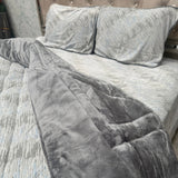 WINTER BRANDED KING SIZE PREMIUM QUILT SET WITH SUPER KING SIZE ANTI SKID BEDSHEET