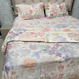 PREMIUM PURE COTTON SUPER KING SIZE 4-PIECE COMFORTER & AC BEDDING SET – LUXURY YEAR-ROUND COMFORT