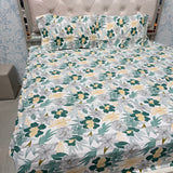 PURE COTTON QUEEN TO KING FITTED SHEET SET – SOFT & BREATHABLE