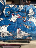 WINTER MONTE CARLO 5 PCS BABY QUILT SET FOR CORT