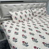 SUPER SOFT & LUXURIOUS 3 PCS QUEEN SIZE BEDCOVER SET IN COTTON