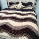 5- PIECE PREMIUM VELVET QUILT SET –  KING SIZE TO QUEEN SIZE LUXURY BEDDING