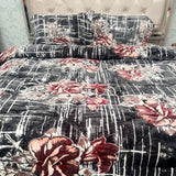 4-PIECE PREMIUM VELVET QUILT SET – SUPER KING SIZE LUXURY BEDDING