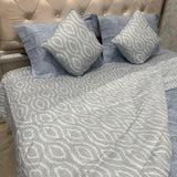 SUMMER PURE COTTON SUPER KING SIZE 6 PCS COMRSET