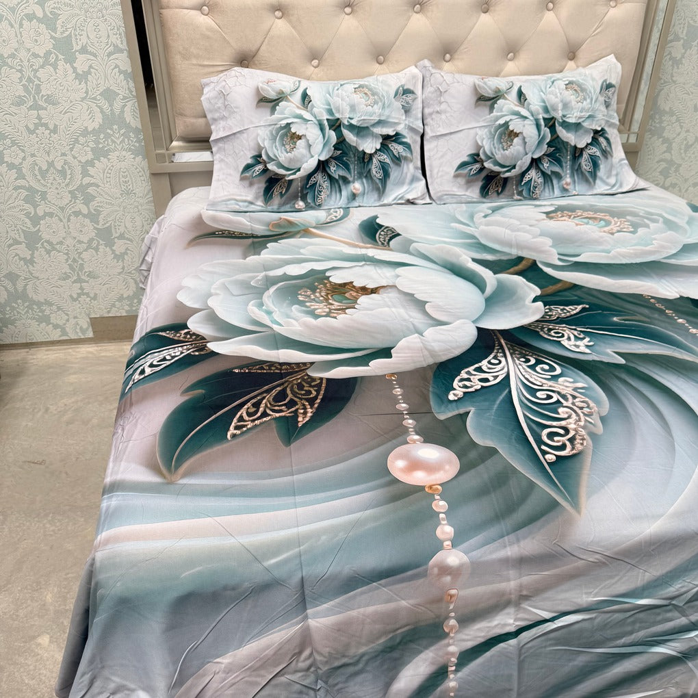 PREMIUM SOFT COTTON SUPER KING SIZE HEAVY BEDSHEET SET – 11D COLLECTION