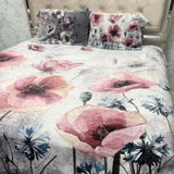 ROYAL WINTER DIGITAL PRINT KING SIZE FLAT BEDSHEET SET – 3 PCS ANTI-SKID BEDDING