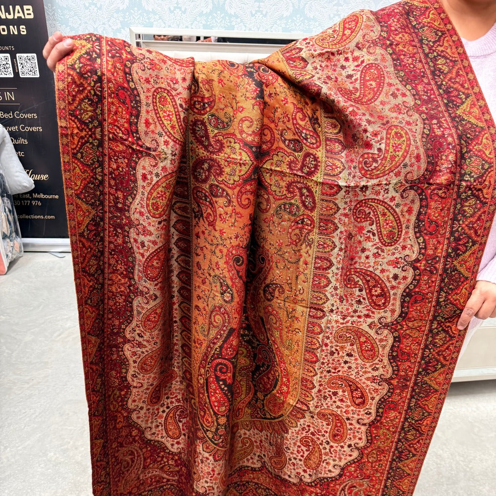 LUXURY MOONLIGHT FULL SHAWL FOR GIRLS HEAVY DESIGNER LOOK