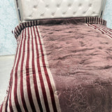 WINTER SUPER KING SIZE QUILT WITH MICRO FIBRE IN VELVET