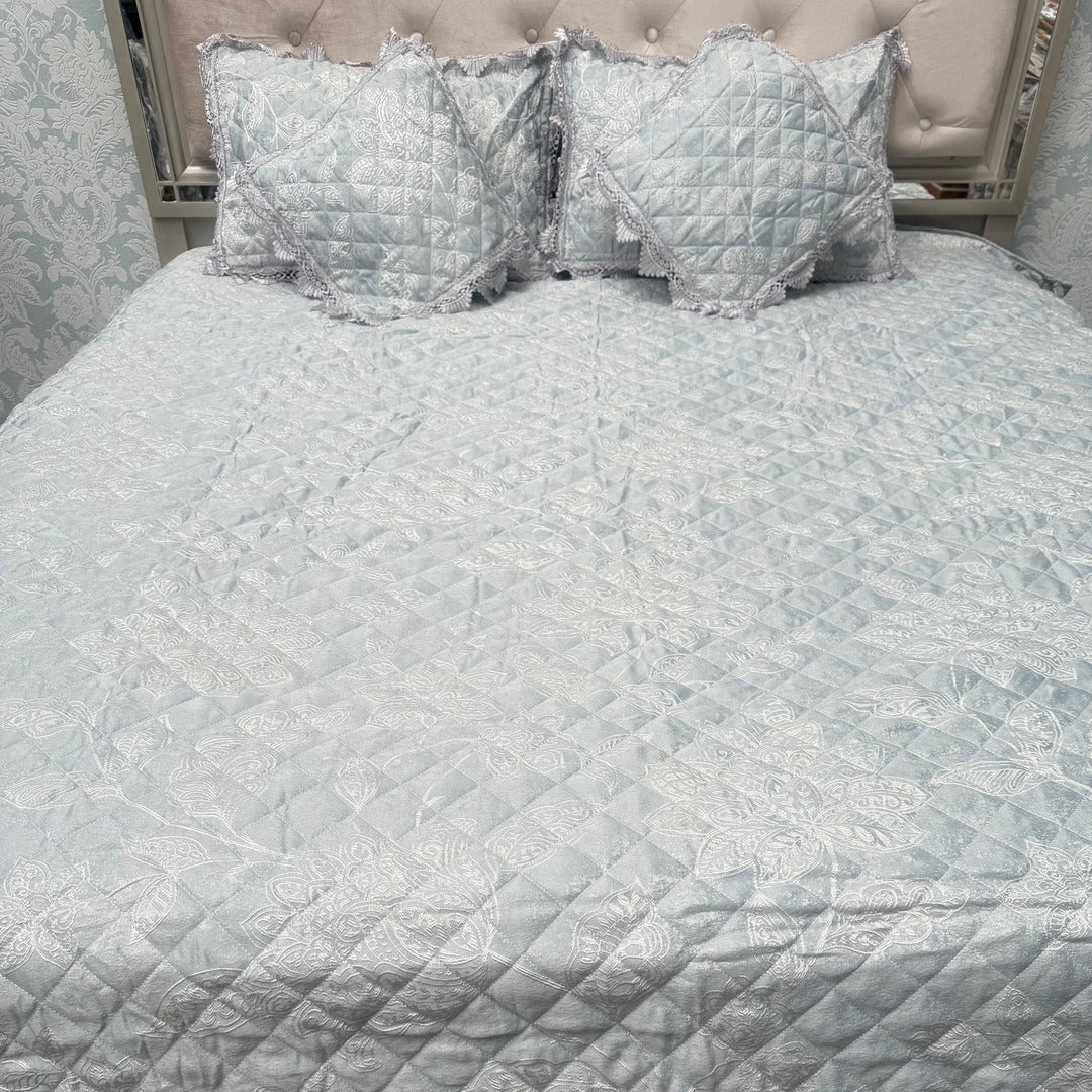 ROYAL LOOK KING SIZE 5 PCS QUILTED BEDCOVER SET