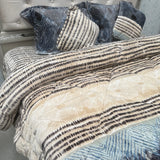 WITNTER SUPER KING SIZE QUILT SET WITH FITTED BEDSHEET AND 2 CUSIONS PREMIUM QUALITY SUPER WARM SET