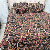 AJRAKH REVERSIBLE 5-PIECE JAIPURI PRINT PURE COTTON BEDSPREAD
